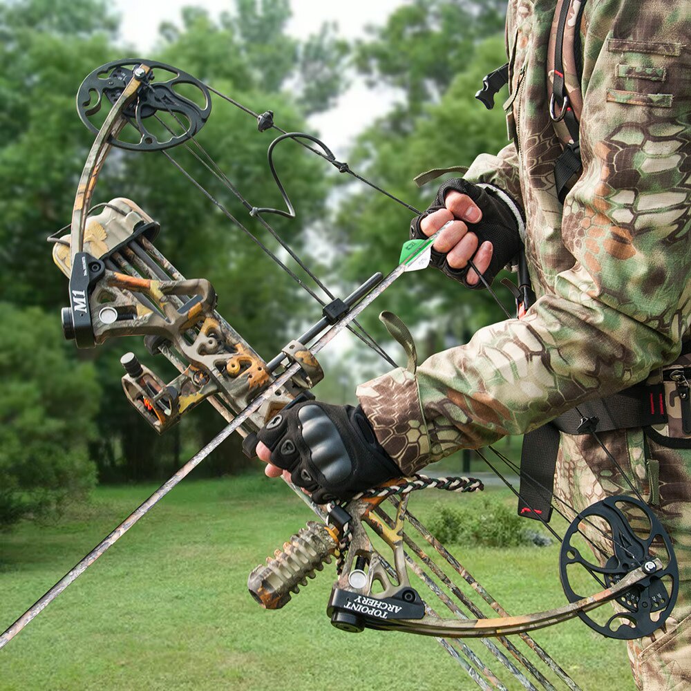 topoint-archery-m1-compound-bow-package-19-30-draw-length-19-70lbs-draw-weight-320fps-ibo-บรรจุ