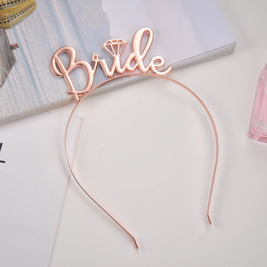 ที่คาดผม-bride-ถ่ายพรีเวดดิ้ง-bride-metal-headband-rose-gold-gold