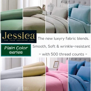 [BEDCT49ลด49฿] ผ้านวม ผ้าห่ม สีพื้น ทอ500เส้นด้าย Microfiber T by Jessica 🔹 Plain colors เรียบหรู ผ้านิ่ม Luxury