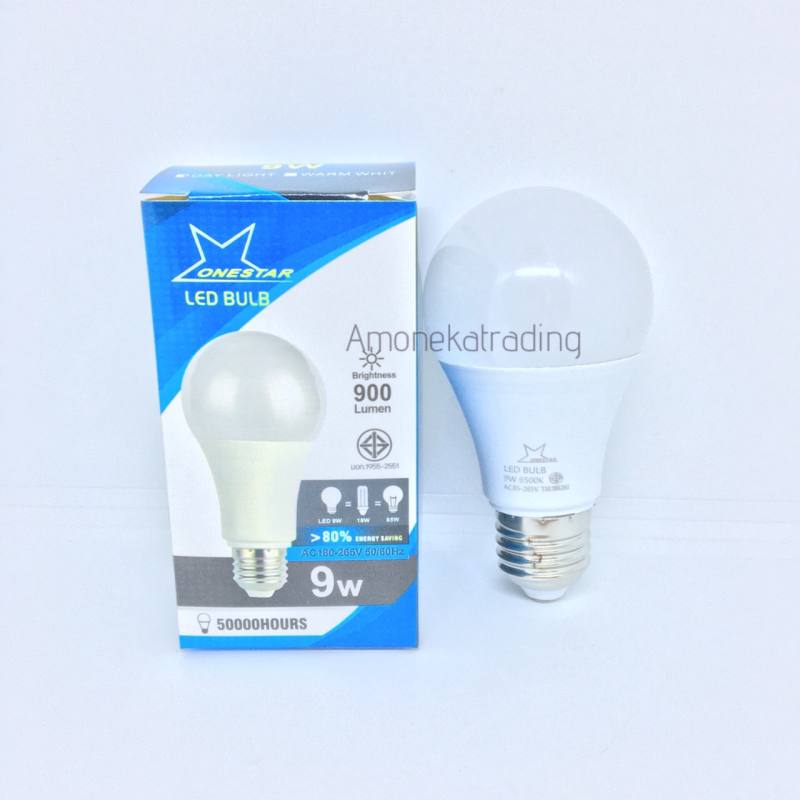 หลอด-bulb-led-daylight-onestar-ขั้วe27