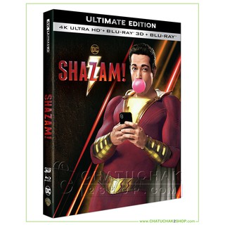 ชาแซม! 4K อัลตร้าเอชดี &amp; บลูเรย์ 3 มิติ &amp; บลูเรย์ปกติ (แถมโปสการ์ด 6 แบบ) / Shazam! 4K Ultra HD includes Blu-ray 3D &amp; 2D