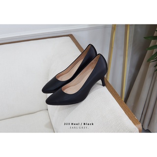 EARL GREY รองเท้าหนังแกะ รุ่น Jill Heel in Black