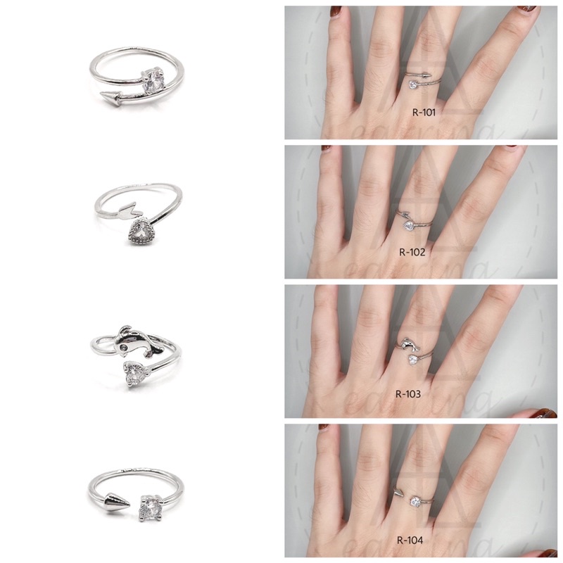 r73-108-แหวนมินิมอล-แหวนปรับขนาดได้-ฟรีไซส์-ราคาต่อ1วง-พร้อมส่ง