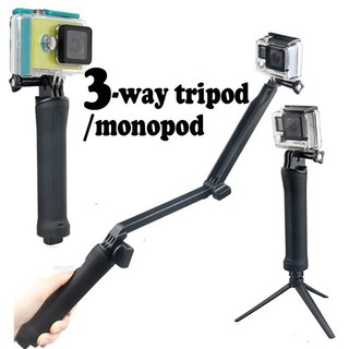ภาพหน้าปกสินค้าไม้ GoPro 3-Way - 3-in-1 mount -can be used as a camera grip, extension arm or tripod for All GoPro camera ที่เกี่ยวข้อง