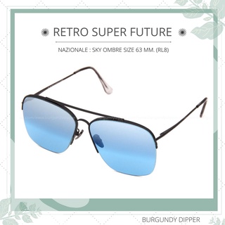 แว่นกันแดด SUPER รุ่น NAZIONALE : SKY OMBRE SIZE 63 MM. (RL8)