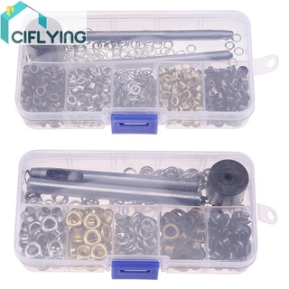 Ciflying อุปกรณ์เสริมชุดตาไก่โลหะ Diy สําหรับตกแต่งเสื้อผ้า
