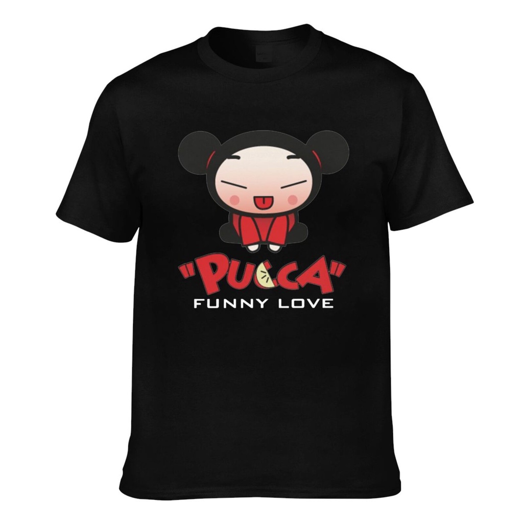 เสื้อยืด-พิมพ์ลายกราฟฟิค-pucca-funny-love-novelty-ดีไซน์ใหม่
