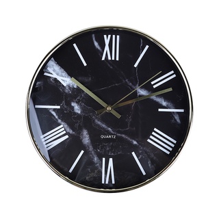 Chaixing Home นาฬิกาแขวนพลาสติก 12 นิ้ว Marble KASSA HOME รุ่น TD7120217-1GOLD