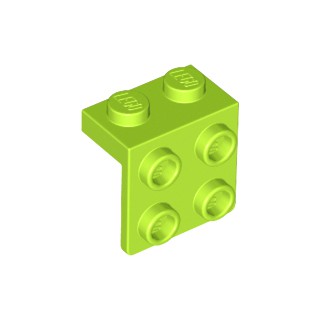 Lego part (ชิ้นส่วนเลโก้) No.44728 / 92411 / 21712 Bracket 1 x 2 - 2 x 2