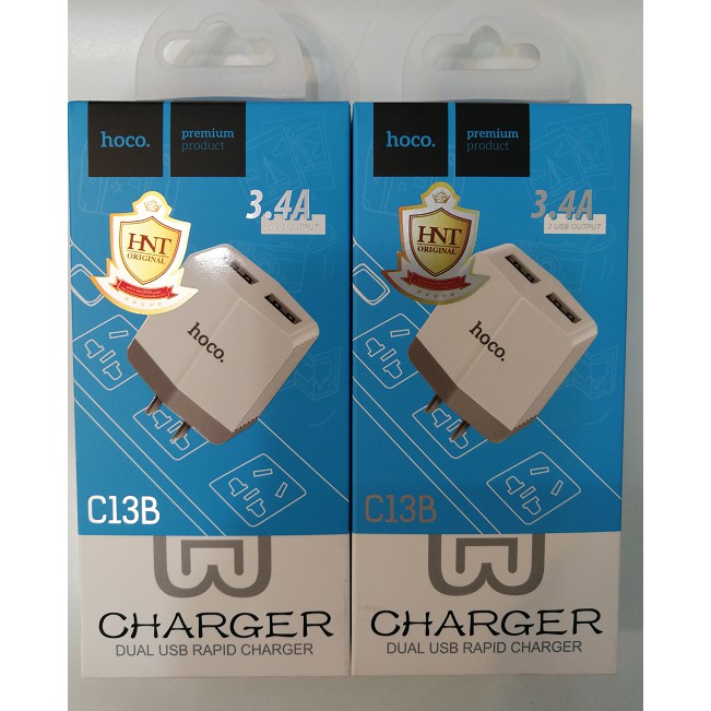 ปลั๊ก-usb-hoco-c13b-wall-charger-c13b-dual-usb-charger