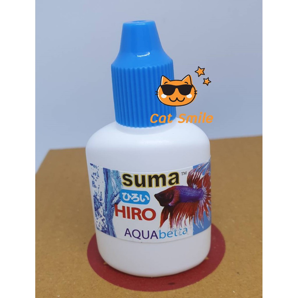 suma-hiro-aquabetta-ปรับสภาพน้ำเหมาะใช้น้ำบาดาล-ประปา-ฝาฟ้า-ลดปัญหาครีบ-แตก-ฉีก-ใช้ง่าย-1-หยดต่อน้ำ-1-ลิตร-12-ml