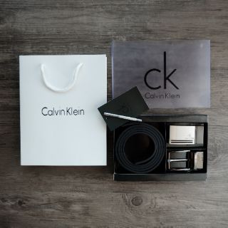 Calvin Klein Belt and Buckle Set (No.01) เซตสุดคุ้ม!! เข็มขัด + หัวเข็มขัด 2 ชิ้น (แท้)