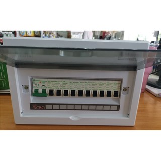 ตู้CONSUMER UNIT RCBO 10ช่องกันไฟดูด รุ่น CHONG-LE4 63A CT