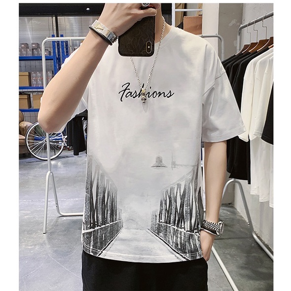 เสื้อยืดผู้ชาย-เสื้อยืดแขนสั้น-คอกลม-รุ่น-3119