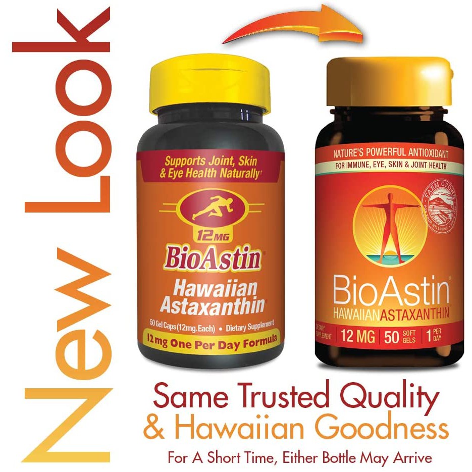 ภาพสินค้า**พร้อมส่ง** Nutrex Bioastin (ไบโอแอสติน) Hawaiian Astaxanthin 12mg 50/ 75/ 120เม็ด (softgel) สาหร่ายแดง จากอเมริกา จากร้าน healthyforfam บน Shopee ภาพที่ 1