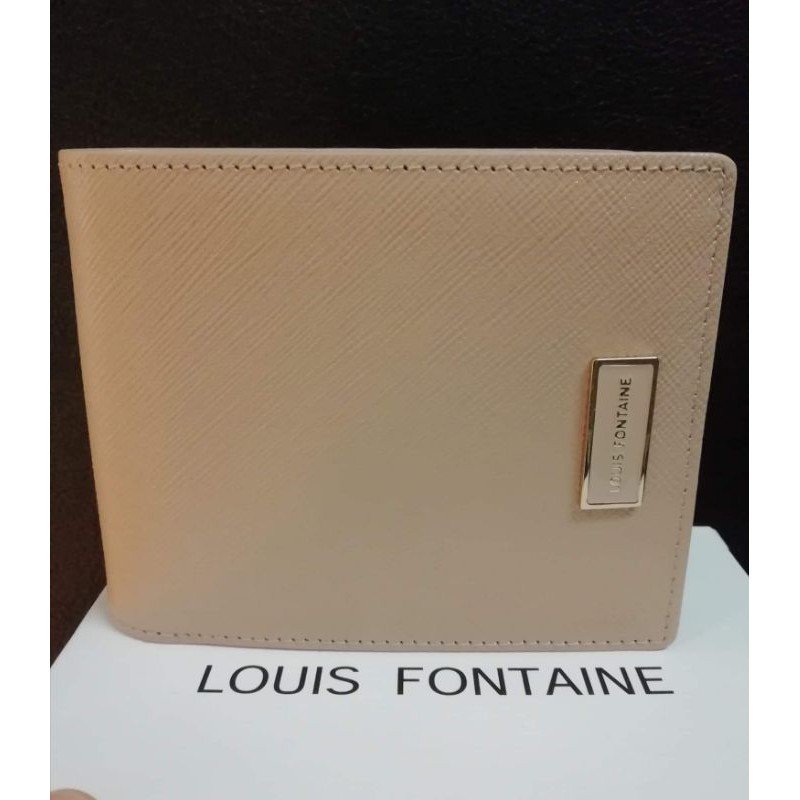 กระเป๋าสตางค์​Louis​ Fontaineเก็บเหรียญ(สีครีม)​