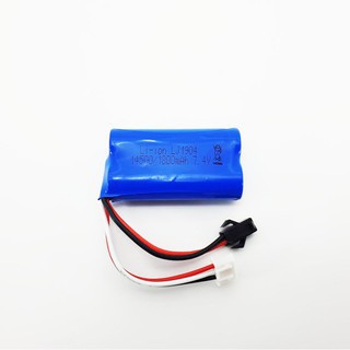 แบตเตอรี่​ชาร์จ​ 7.4V 1800mAh แจ๊ค​ดำ สำหรับ​ของเล่น​บังคับ​ (คนไทยขาย คนไทยส่งครับ)