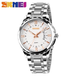 สินค้า SKMEI นาฬิกาข้อมืออะนาล็อก กันน้ำ สเตนเลส สำหรับผู้ชาย