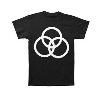 เสื้อยืด พิมพ์ลายโลโก้ Led Zeppelin JON BONHAM THREE CIRCLES สําหรับผู้ชาย