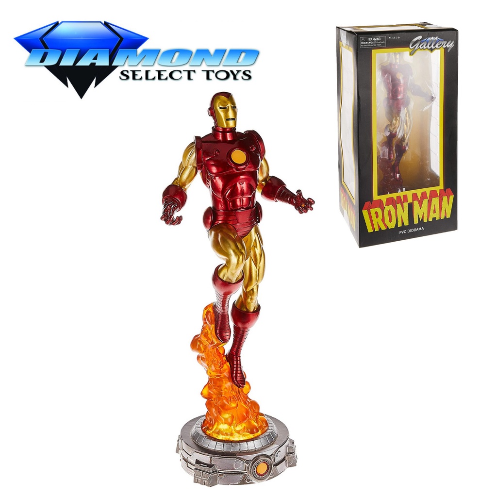 (SOLD OUT)Diamond Select Toys Marvel Gallery Classic Iron Man Statue