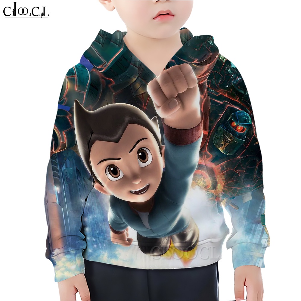 cloocl-เสื้อฮู้ดดี้-พิมพ์ลายการ์ตูนแอนิเมชั่น-astro-boy-แฟชั่น-สําหรับเด็ก
