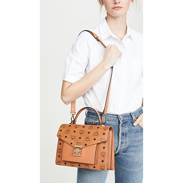 Mcm patricia visetos satchel outlet
