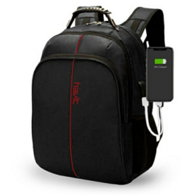 โปรโมชั่น Smart Laptop Backpack with USB & Audio slot แบรนด์ Havit รุ่น ...