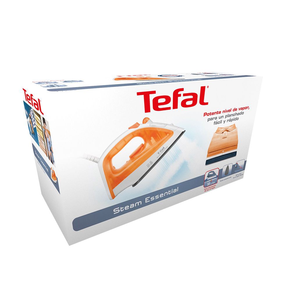 steam-iron-steam-iron-tefal-fv1022-180ml-iron-electrical-appliances-เตารีดไอน้ำ-เตารีดไอน้ำ-tefal-fv1022-180-มล-เตารีด