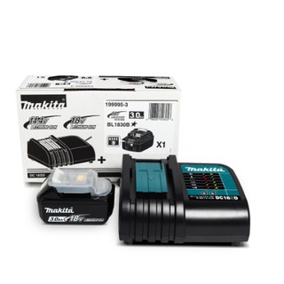 MAKITA ชุดแบตเตอรี่ BL1830B + แท่น