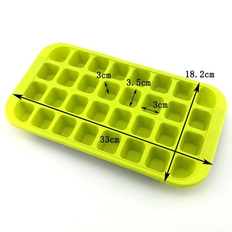 ice-block-32-lump-silicone-บล็อคซิลิโคนทำน้ำแข็งก้อน-32-ช่อง