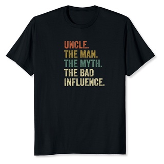 เสื้อยืดผ้าฝ้ายพิมพ์ลายขายดี คอตต้อนคอกลมเสื้อยืดลําลอง แขนสั้น พิมพ์ลาย Uncle Myth สไตล์วินเทจ สําหรับผู้ชาย 204850S-5X