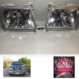 ไฟหน้า นิสสัน ฟรอนเทียร์ ‘01 nissan frontier 01 รุ่นตาเต็มตาเพชร TYC เกรดอย่างดี OEM ซ้าย,ขวา ราคาต่อข้าง