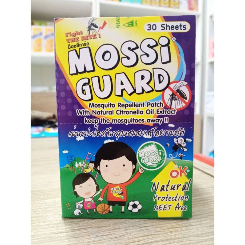 แผ่นแปะ-กันยุง-สำหรับทารก-เด็ก-และผู้ใหญ่-ปลอดภัย-ผลิตจากสารสกัดธรรมชาติ-mossi-guard