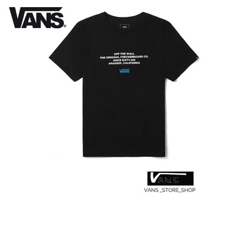 [S-5XL]เสื้อยืดVANS VANCE COUPLES SHORT SLEEVED T-SHIRT BLACK สินค้ามีประกันแท้แฟชั่น