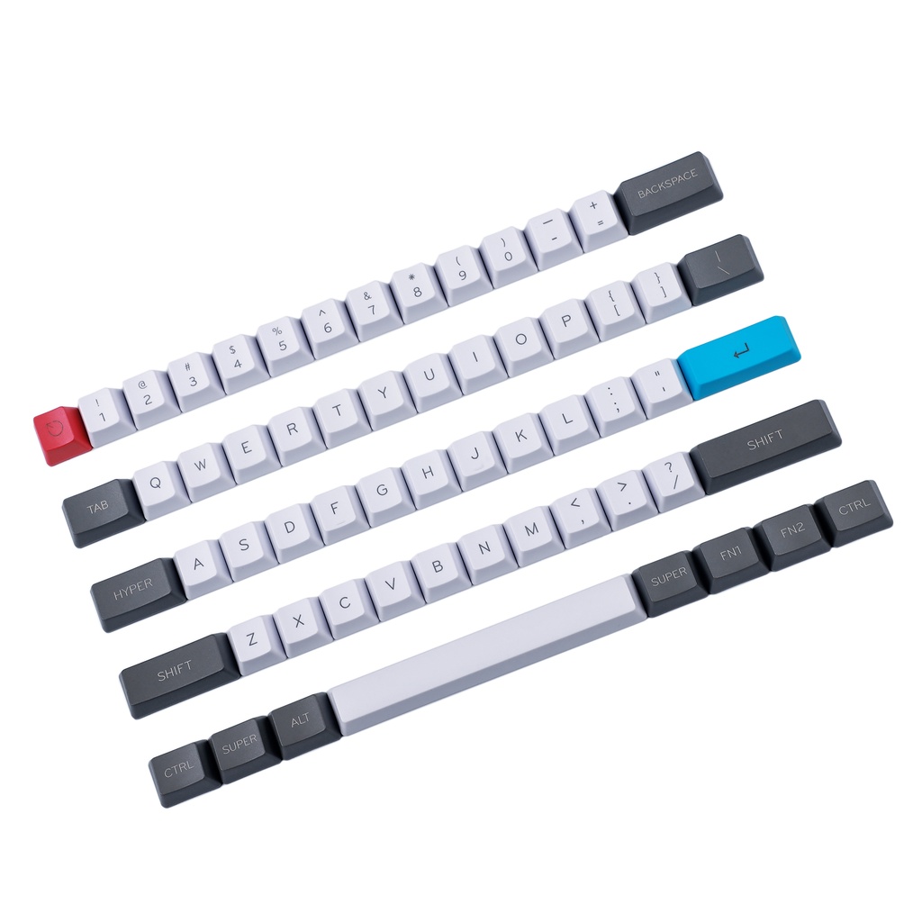 YMDK OEM 61 87 104 Key ที่กําหนดเอง ANSI Keycaps เลเซอร์แกะสลักหนา PBT ...