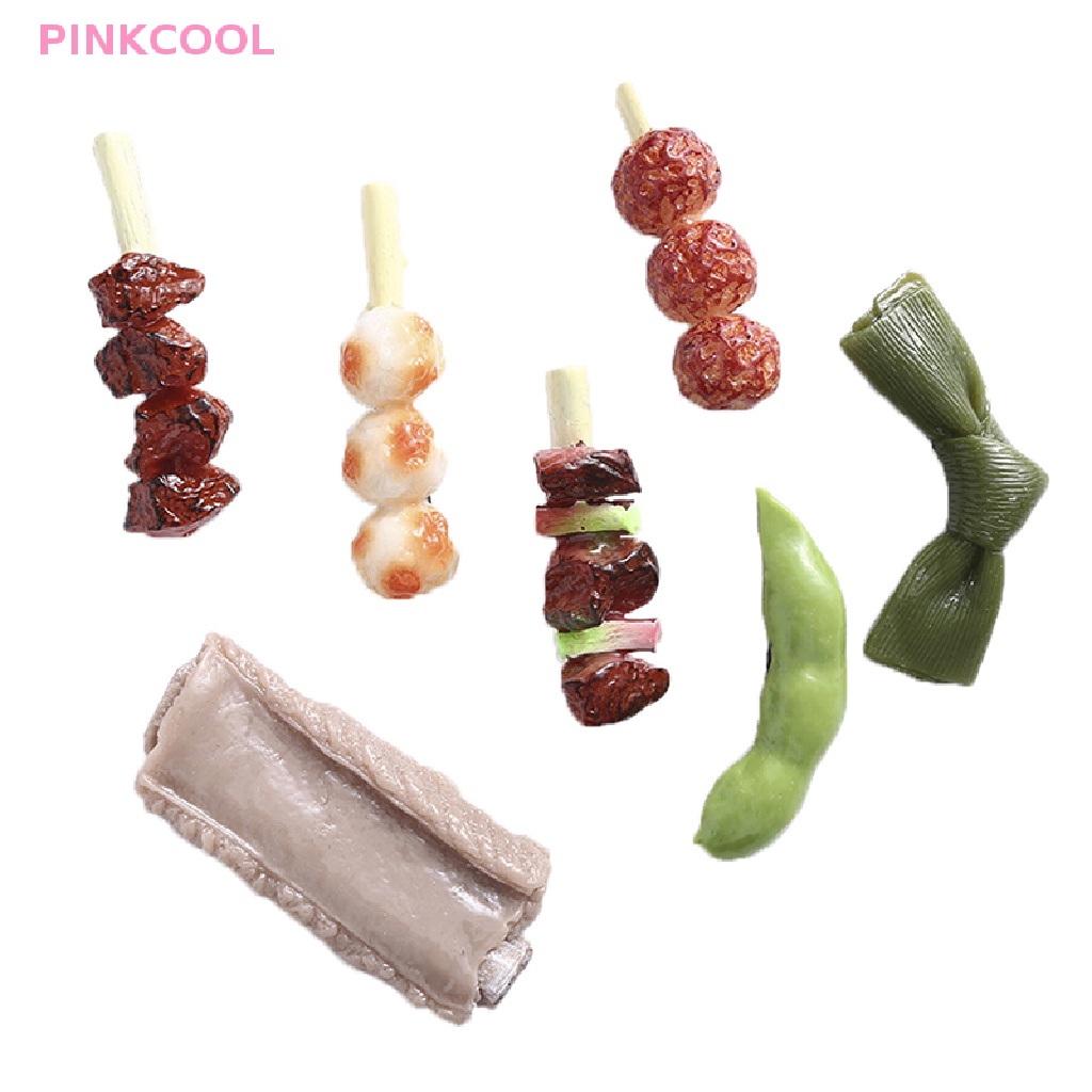 pinkcool-กิ๊บติดผมจําลอง-รูปปีกไก่-เนื้อหมู-กุ้งทอด-บาร์บีคิว-สําหรับผู้หญิง-ขายดี