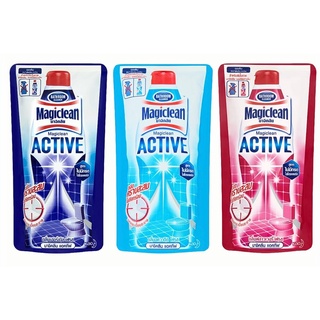 Magiclean Active มาจิคลีน แอคทีฟ ล้างห้องน้ำ 600 มล. ถุงเติม