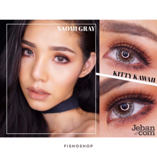 bigeye-naomi-gray-คอนแทคเลนส์นาโอมิ-สีเทา-ค่าอมน้ำ-55-amp-ป้องกันรังสี-uv-สายตาปกติ