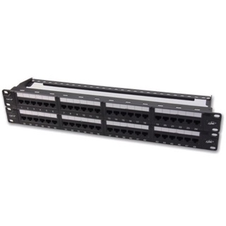 Link US-3148A CAT 6+ Patch Panel 48 Port (2U) with Management, Dust Cover, New Lable