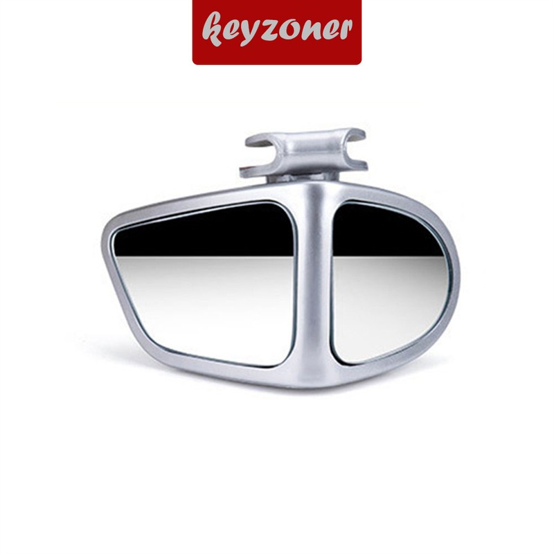 ภาพหน้าปกสินค้าKZ 1 ชิ้นหมุนได้รถจุดบอดกระจก 2 ด้านมุมกว้างรถย้อนกลับมองหลังจุดบอดเสริม จากร้าน keyzoner บน Shopee