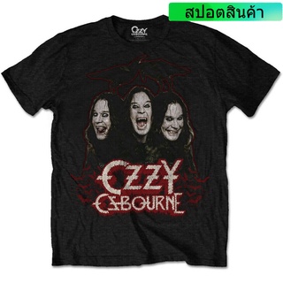 เสื้อยืด ลาย Ozzy Osbourne Crowsbars สีดํา สําหรับผู้ชาย