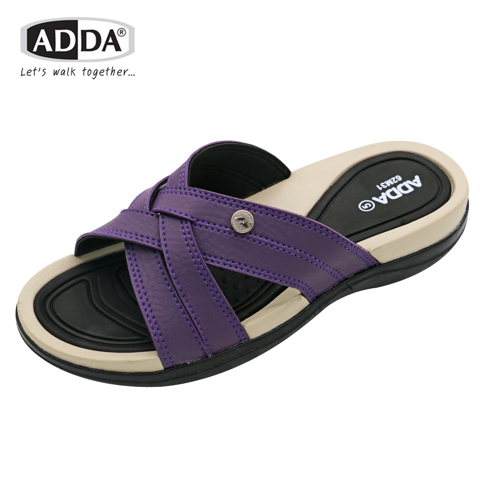 ภาพหน้าปกสินค้าADDA รองเท้าแตะลำลอง แบบสวม สำหรับผู้หญิง รุ่น 62M31W1 (ไซส์ 4-7) จากร้าน adda_online_shop บน Shopee