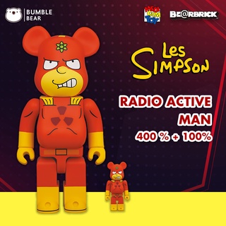 [‼️ของแท้, พร้อมส่ง‼️] 400%+100% Bearbrick Radioactive Man