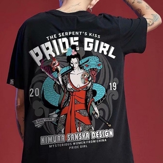 เสื้อยืดแขนสั้น เนื้อดี พิมพ์ลาย สไตล์ฮิปฮอป แฟชั่นสำหรับผู้ชายและผู้หญิง
