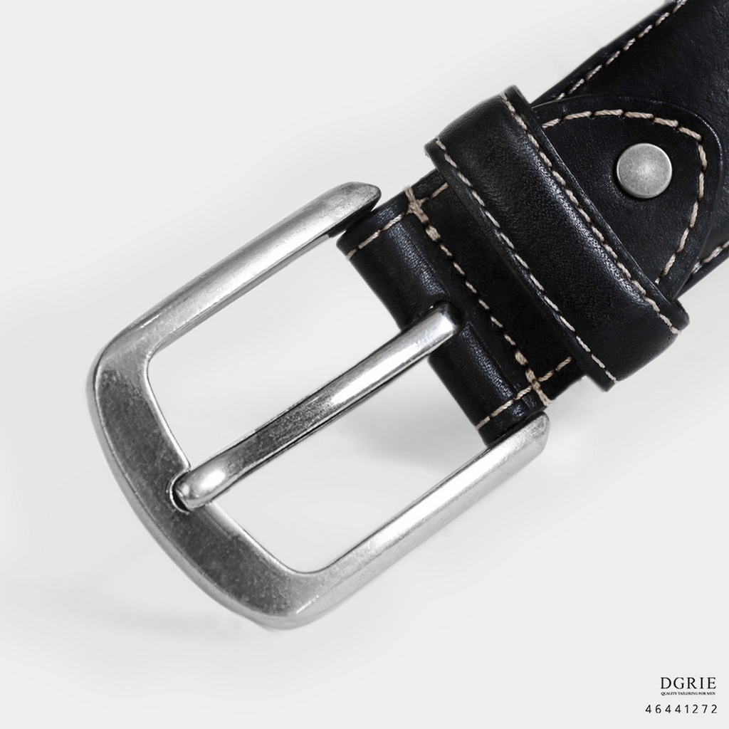 or-belt-silver-bk-stichbright-เข็มขัดหนังสีดำ