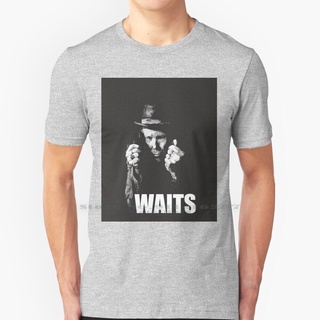 เสื้อยืดวงดนตรีขายดี เสื้อยืด พิมพ์ลาย Tom Waits Pure Tom Waits Musician Jazz Blues Beefheart Waits Bob Dylan Bob Leonar