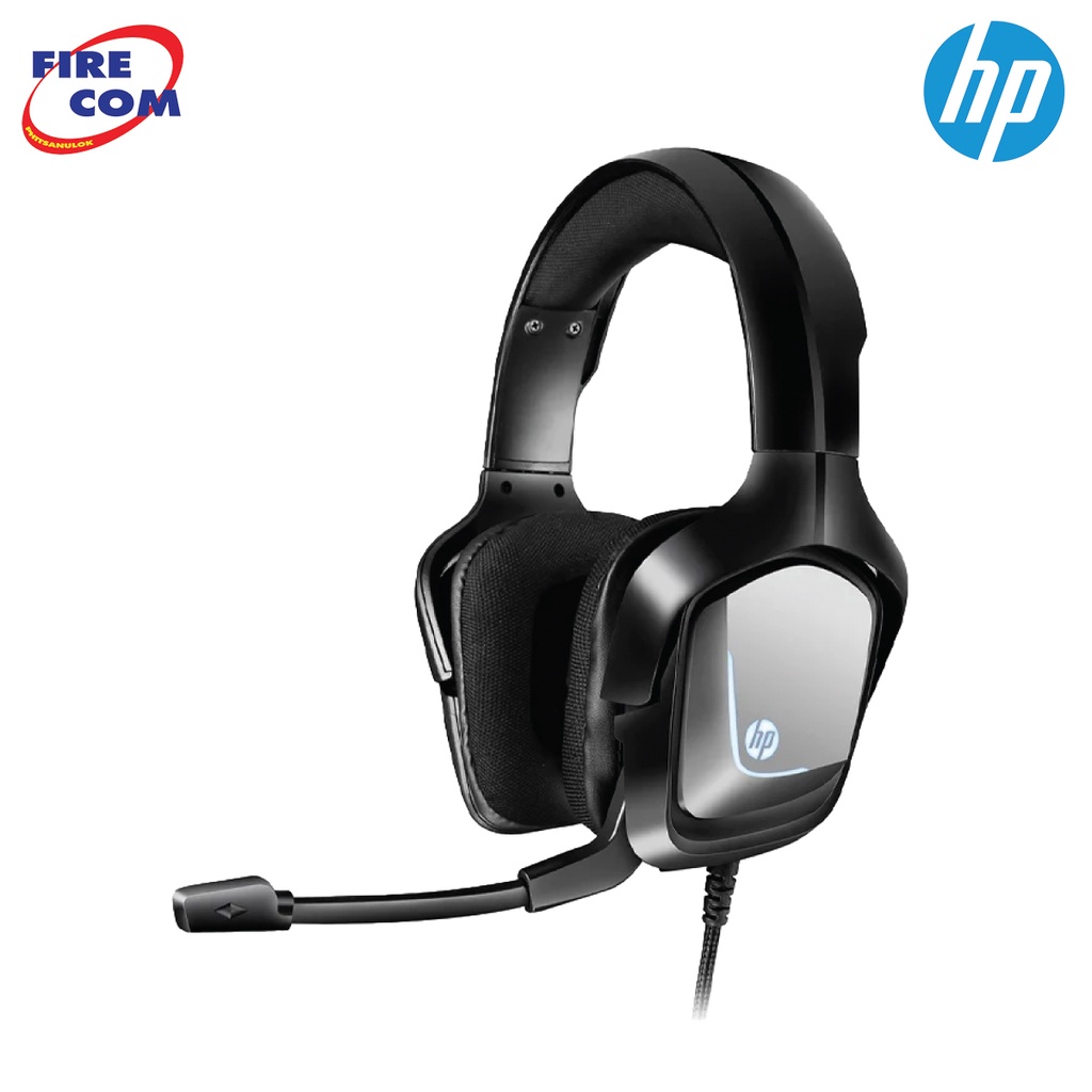 hp-accessory-หูฟังเกมมิ่งhp-head-phone-h220-black-led-lighting-stereo-sound-gaming-headset-8aa11aa-ออกใบกำกับภาษีได้