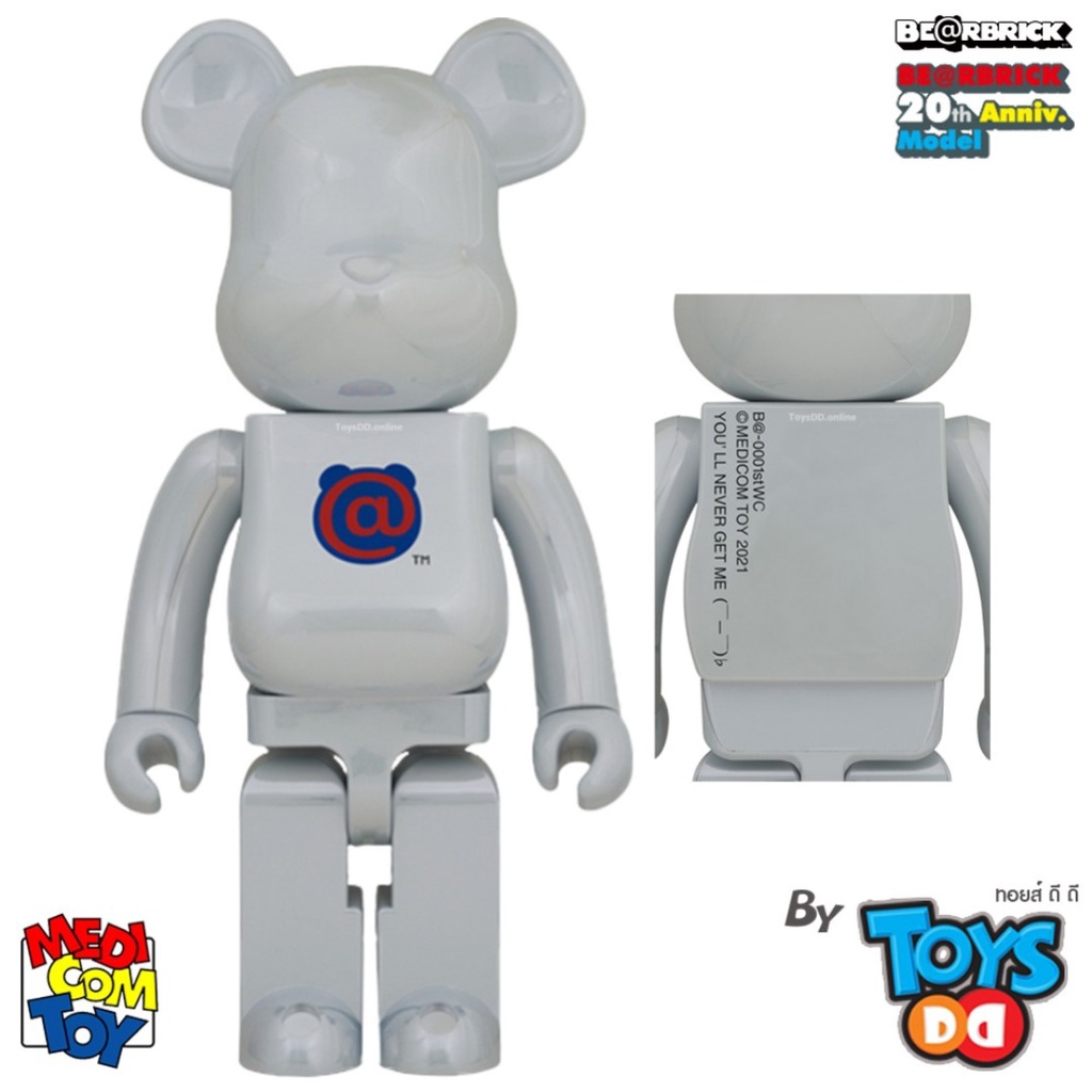 Be@rbrick 1000%, 400% 1st Model White Chrome | Shopee Thailand Be@rbrick 1000%, 400% 1st Model White Chrome | Shopee Thailand