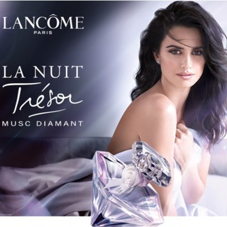 น้ำหอมผู้หญิง ลังโคม หอมโรแมนติค เสน่ห์อันเย้ายวนน่าหลงใหล Lancome La Nuit Trésor Musc Diamant Eau de Parfum 75 ml. (กล่