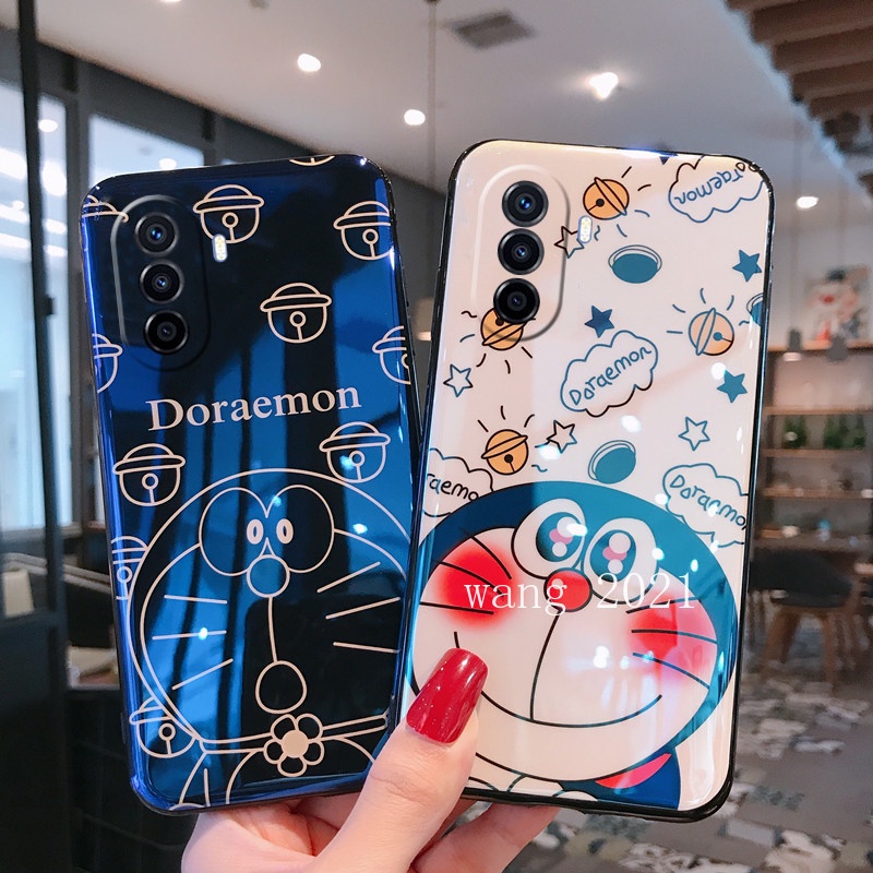 2022-new-casing-huawei-nova-y70-nova-9-se-nova-8i-honor-x9-50-lite-5g-เคส-cartoon-phone-case-blu-ray-doraemon-back-cover-with-stand-tpu-anti-fall-soft-case-เคสโทรศัพท์